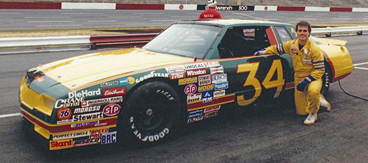 Jesse Samples Jr NASCAR Rockingham 1987 Winston Cup 34
